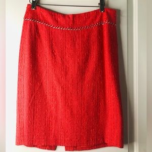Pencil skirt size zipper size 4